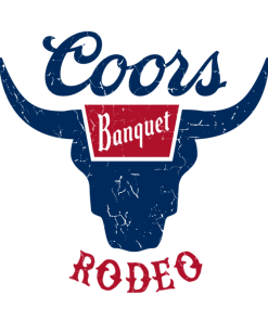 Coors Rodeo Graphic T-shirt – Print Design