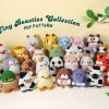 28in1 Tiny Beasties Collection Crochet Patterns | Hedgehog Pattern, Frog Pattern, Giraffe Pattern, Unicorn Pattern, Penguin Pattern