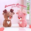 Romantic Reindeer Crochet Pattern, Plushie Reindeer Crochet Pattern, Amigurumi Crochet Pattern, Valentine Crochet Pattern