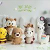 No Sew Adorable Farm Crochet Pattern, No Sew Amigurumi Crochet Patterns | Owl Crochet, Llama Crochet, Horse Crochet pattern