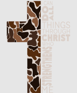 Faithful Cross Design – Inspirational Christian Design Featuring Bold Scripture