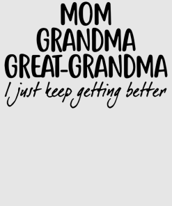 Mom Grandma Great Grandma Design, Pregnancy Announcement, Gift For Great-Grandma