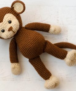Crochet Monkey Pattern Amigurumi PDF-Monkey Crochet Pattern-crochet-Michael the Monkey- PDF Tutorial-instant download