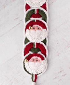 Christmas CROCHET PATTERN instant download – Santa Wall Hanging, Wall Decor, Christmas Decoration
